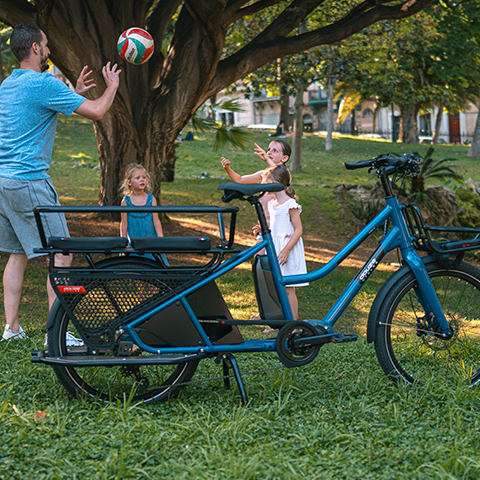 Image présentation Vélos Longtails Famille